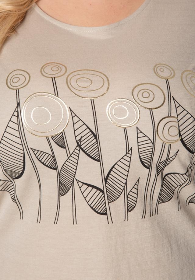 Kremowa bluzka plus size