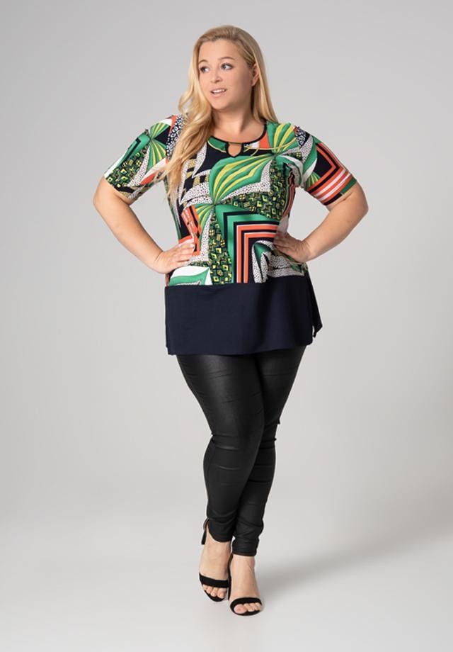 Tunika plus size z motywem orientu