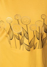 Miodowa bluzka XXL z nadrukiem Miodowa bluzka XXL z nadrukiem