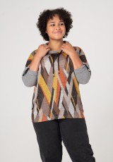 Sweter XXL w kolorach jesieni Sweter XXL w kolorach jesieni