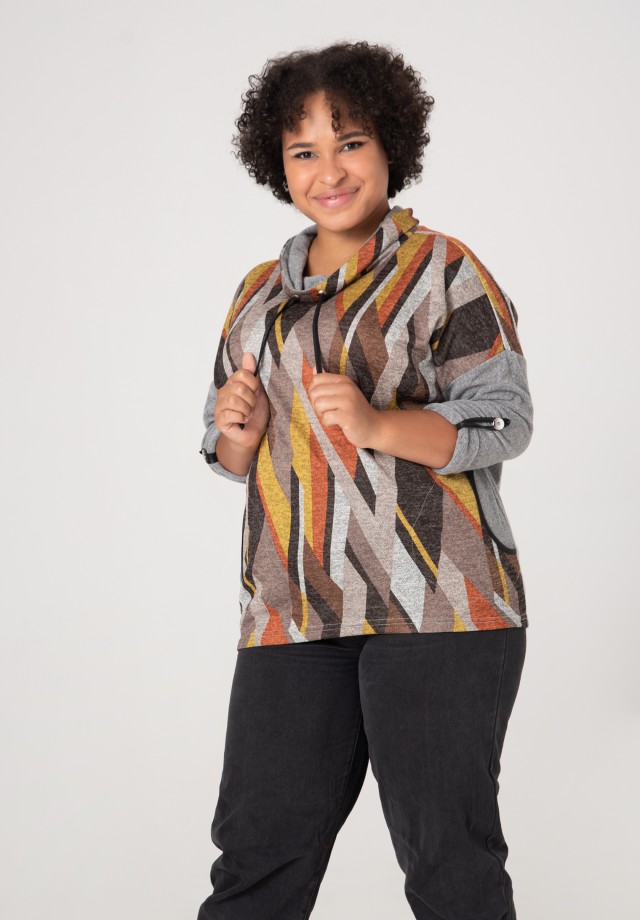 Sweter XXL w kolorach jesieni