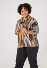 Sweter XXL w kolorach jesieni Sweter XXL w kolorach jesieni