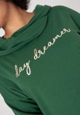 Bluza w dużym rozmiarze z ozdobnym napisem Bluza w dużym rozmiarze z ozdobnym napisem