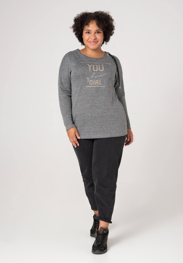 Bluza plus size z nadrukiem