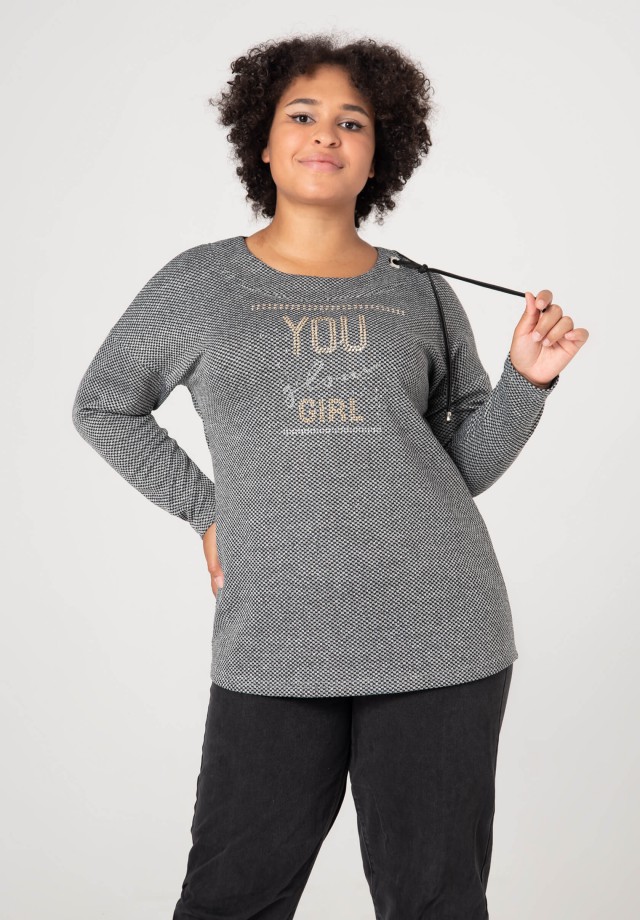 Bluza plus size z nadrukiem