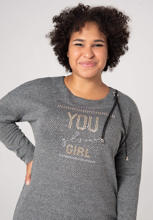 Bluza plus size z nadrukiem