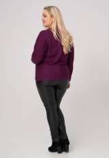 Bluzka plus size w fiolecie Bluzka plus size w fiolecie