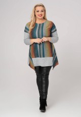 Kolorowa tunika dla kobiet plus size Kolorowa tunika dla kobiet plus size
