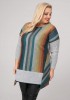 Kolorowa tunika dla kobiet plus size