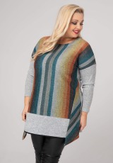 Kolorowa tunika dla kobiet plus size Kolorowa tunika dla kobiet plus size