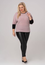 Różowa bluzka plus size Różowa bluzka plus size
