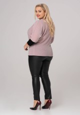 Różowa bluzka plus size Różowa bluzka plus size