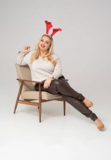 Bluzka XXL w klasycznym kremie Bluzka XXL w klasycznym kremie