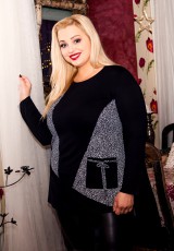 Duża tunika z motywem ozdobnym Duża tunika z motywem ozdobnym