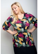 copy of Sukienka plus size w egzotyczne wzory