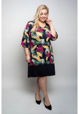 copy of Sukienka plus size w egzotyczne wzory