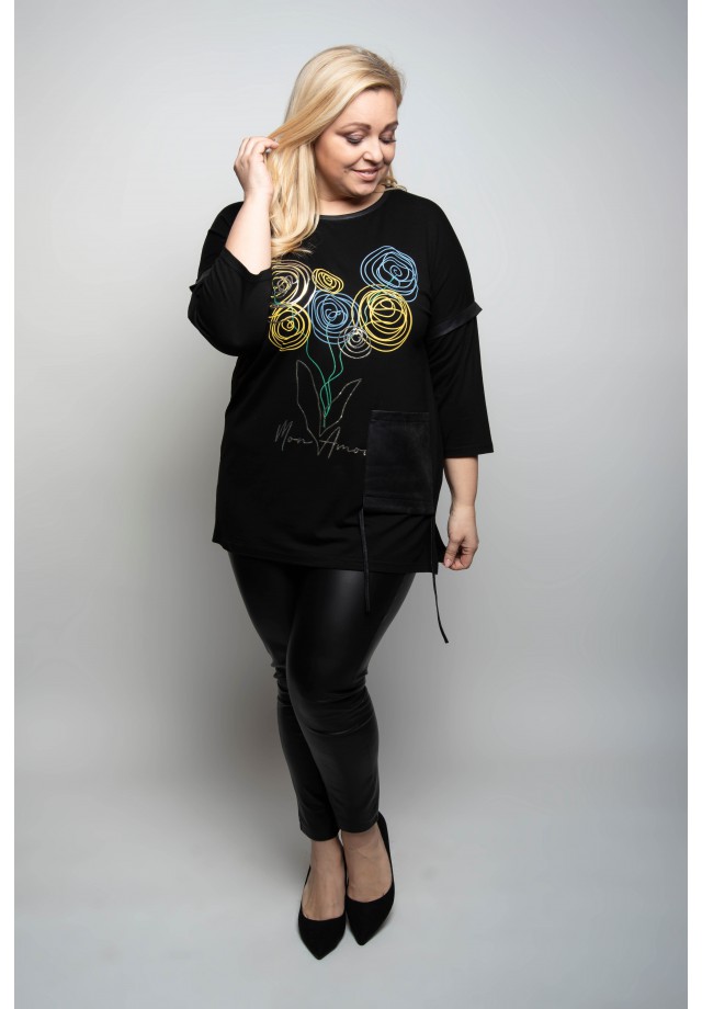 Tunika dla puszystych o wygodnym kroju