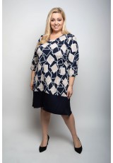 copy of Sukienka plus size w egzotyczne wzory