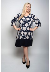 copy of Sukienka plus size w egzotyczne wzory