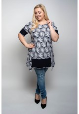 copy of Kolorowa tunika dla kobiet plus size