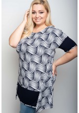 copy of Kolorowa tunika dla kobiet plus size