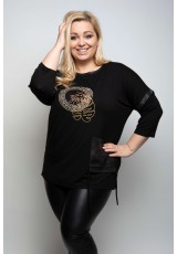 Oryginalna bluzka w większym rozmiarze