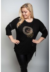 Oryginalna bluzka w większym rozmiarze