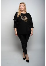 Oryginalna bluzka w większym rozmiarze