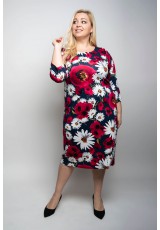 copy of Kolorowa sukienka w dużym rozmiarze