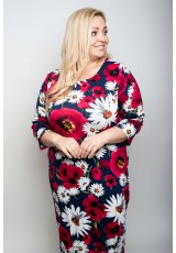 copy of Kolorowa sukienka w dużym rozmiarze