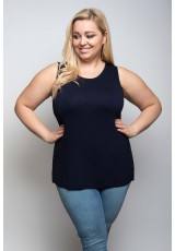 Granatowy T-shirt XXL Granatowy T-shirt XXL