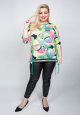 copy of Bluzka dla puszystych w koła