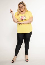 Żółta bluzka dla puszystych Żółta bluzka dla puszystych