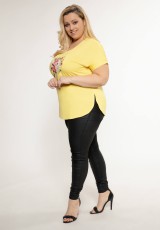 Żółta bluzka dla puszystych Żółta bluzka dla puszystych