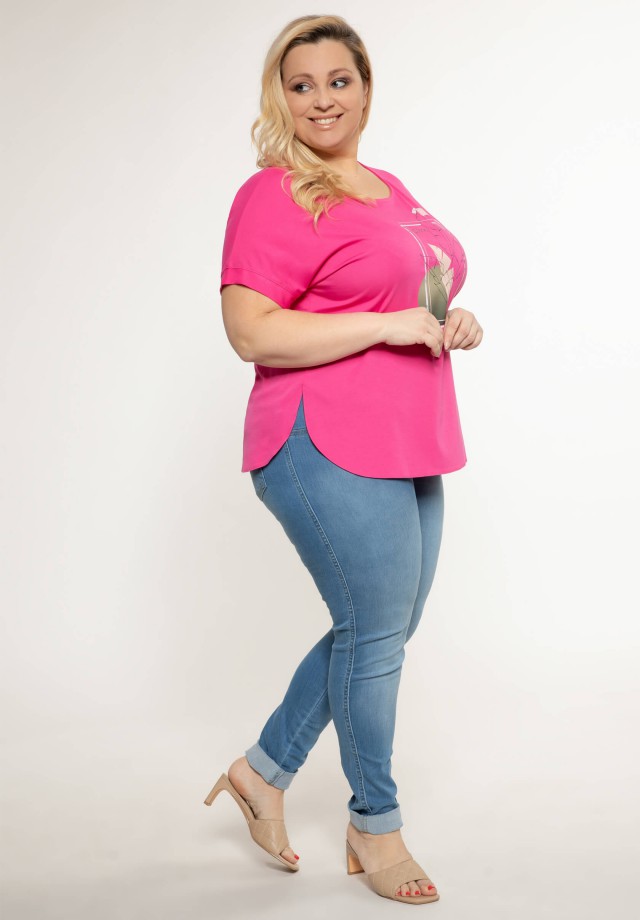 Duża bluzka w odcieniu różowego