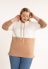 Duża bluza w odcieniach brązu Duża bluza w odcieniach brązu