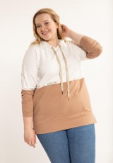 Duża bluza w odcieniach brązu Duża bluza w odcieniach brązu