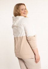 Kremowo-beżowa bluza bawełniana XXL Kremowo-beżowa bluza bawełniana XXL
