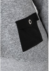 Tunika sweter XXL dodatki z ekoskóry Tunika sweter XXL dodatki z ekoskóry