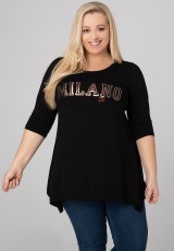 Tunika asymetryczna "MILANO" XXL Tunika asymetryczna "MILANO" XXL